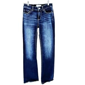 BKE Stella Slim Fit Bootcut Jeans Women's 26 Dark Wash Landman Cowgirl Western